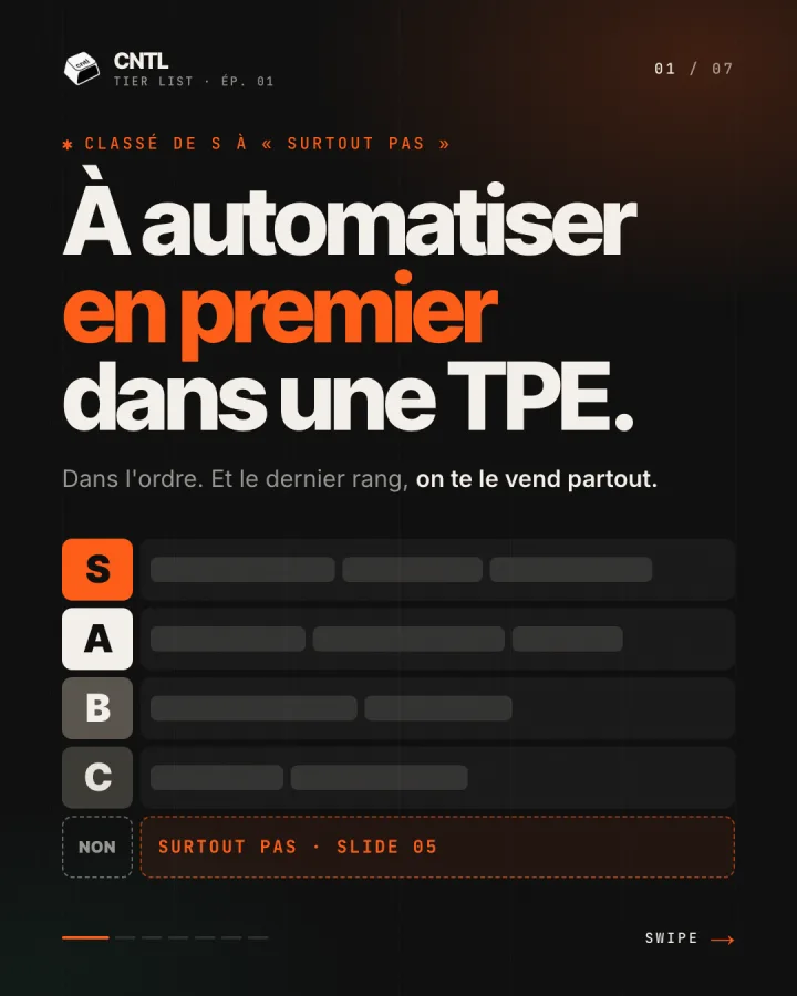 Carrousel Instagram : à automatiser en premier dans une TPE