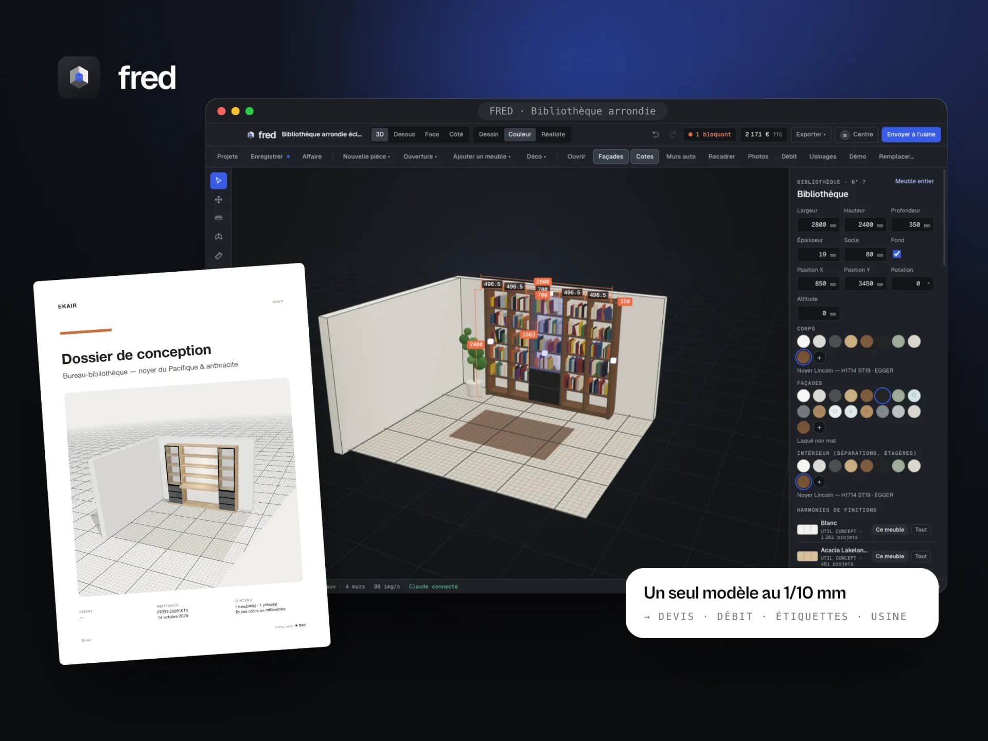 FRED : logiciel de conception 3D